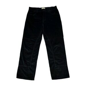 We The Free Jeans Womens Size 31 Risk Taker High Rise Straight Black Cordoroy